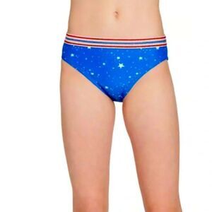 DSG Set The Bar Star Gaze Swim Bottoms, Size YL (10-12), NWT